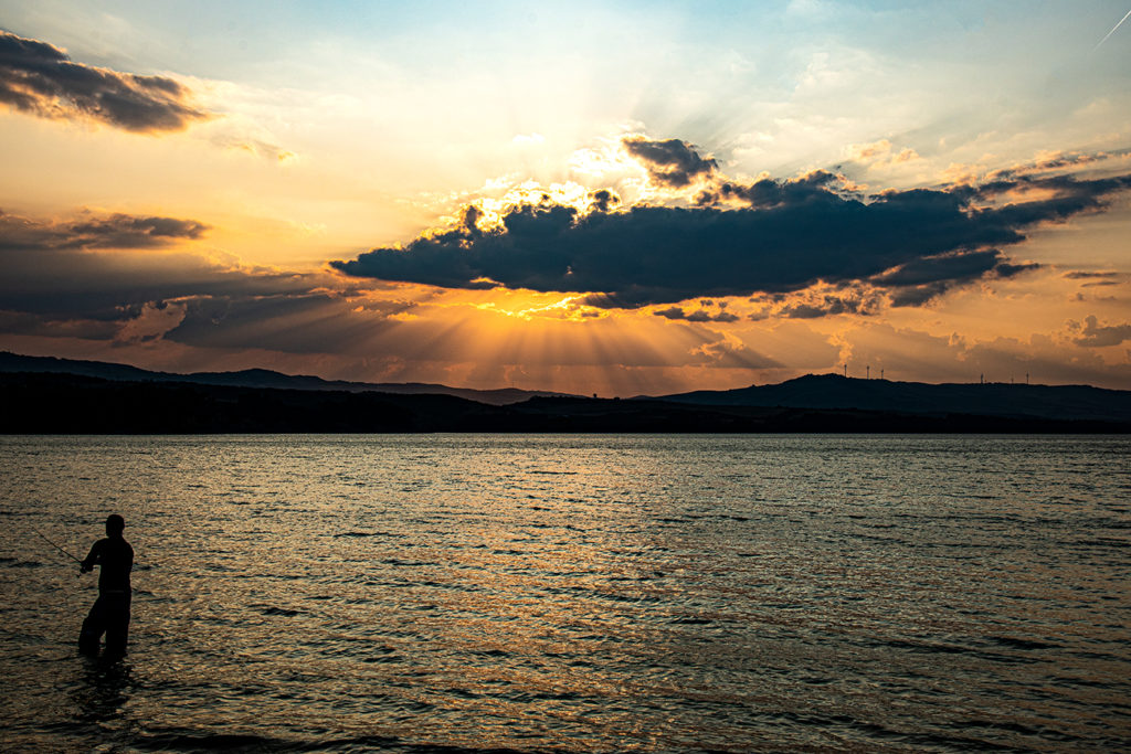 Nuvole nel tramonto